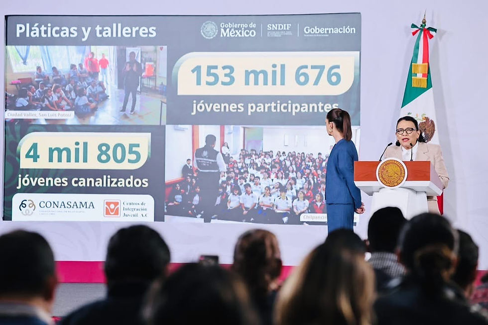 Estrategia de Jóvenes Transformando México impulsada por la presidenta Claudia Sheinbaum Pardo para pacificar los municipios prioritarios del país