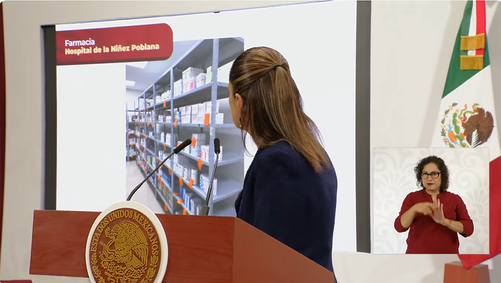 Presidenta Sheinbaum asegura que más de 70 medicamentos están disponibles para dar apoyo a quienes viven con cáncer