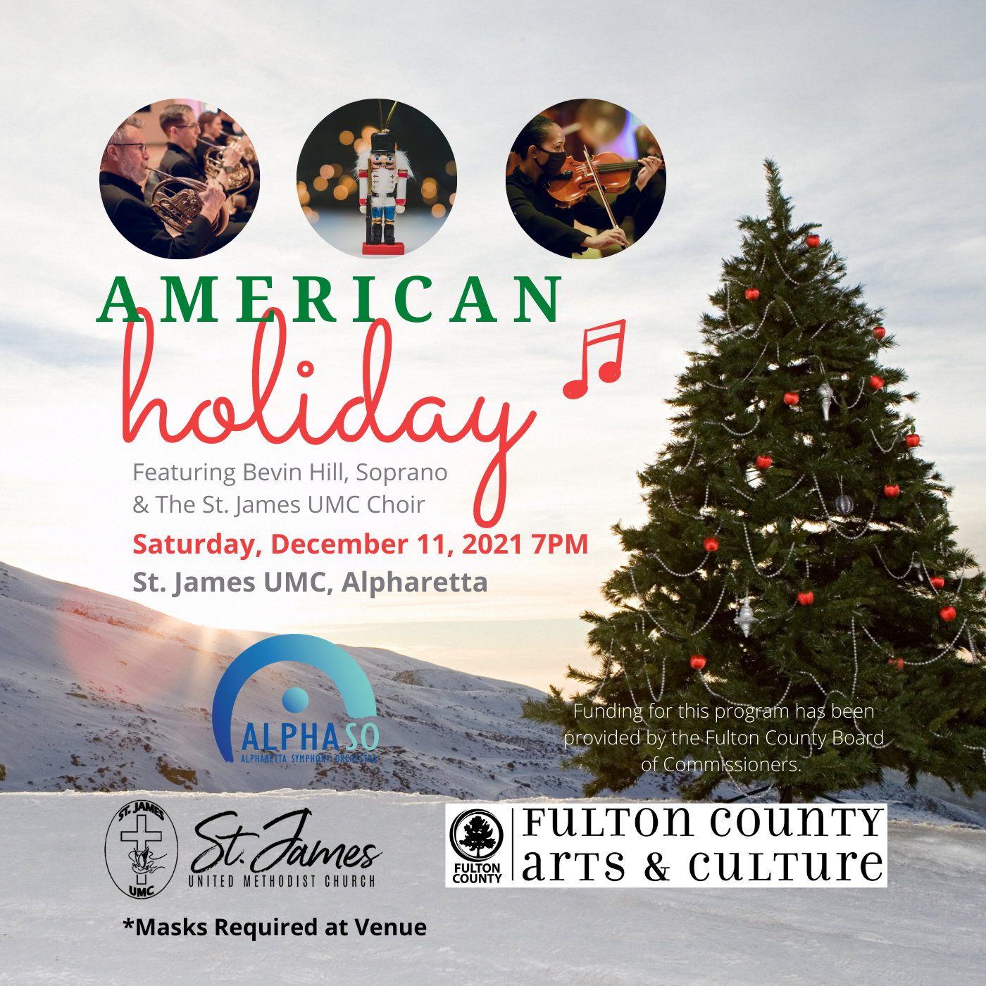 Christmas Market Alpharetta 2022 December 7 American Holiday' Concert | Alphaso Site
