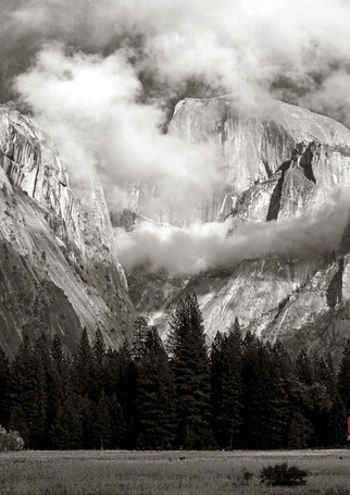 Half Dome in a Breaking Storm, Yosemite NP, edition of 60