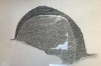 GRATALOUP - GR-D-000007 - Dessin bories encadrée sous verre