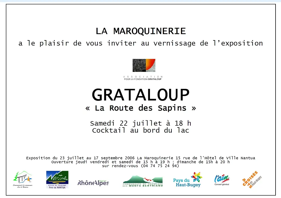 CARTON D'INVITATION