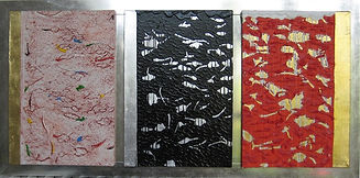 GRATALOUP - GR-P-000389 - Leaves triptych II