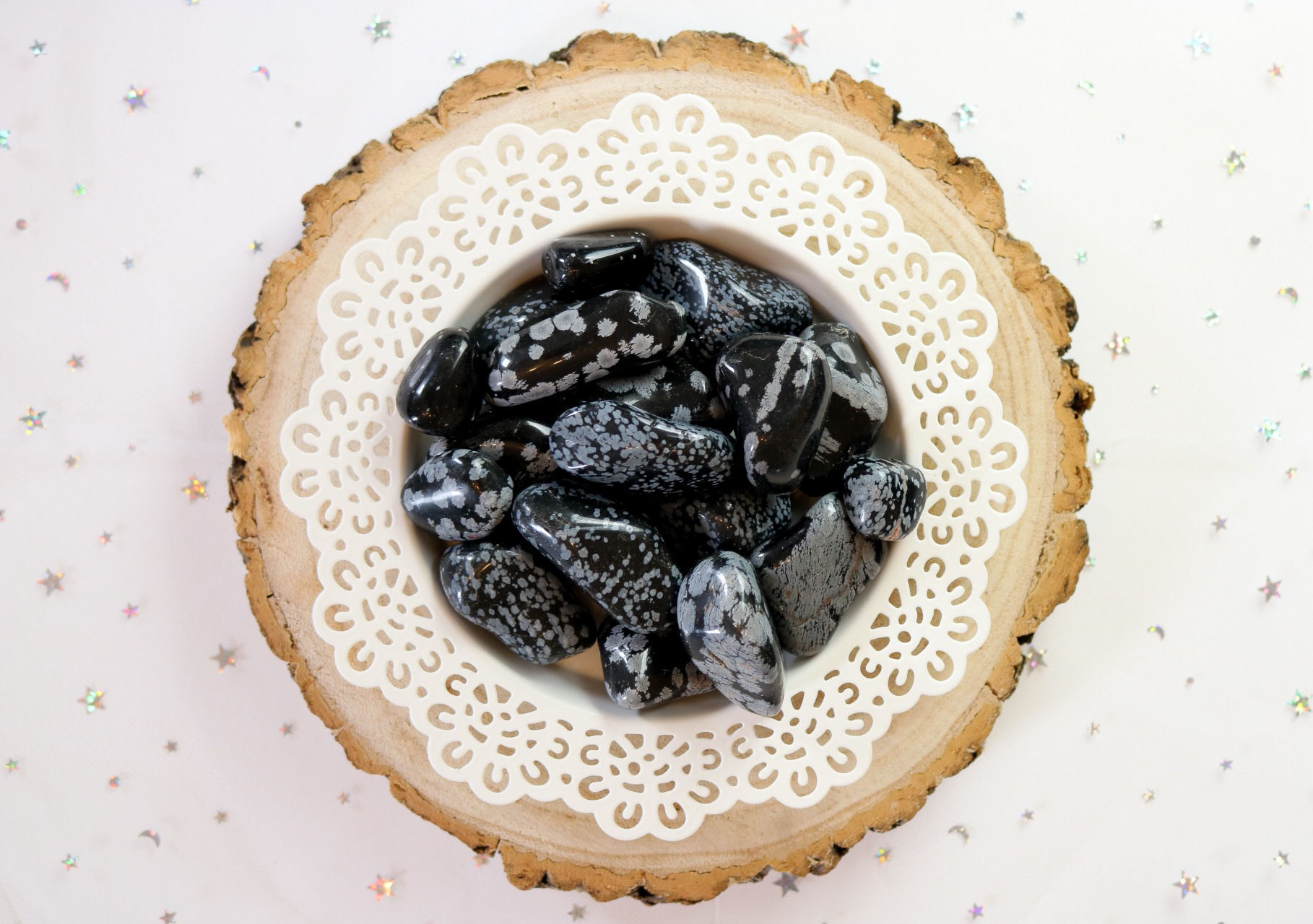 snowflake obsidian crystals