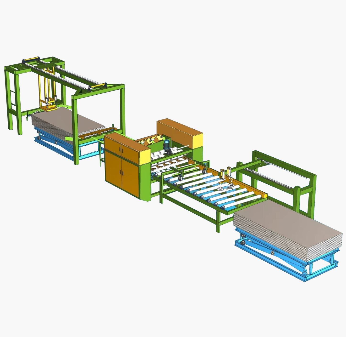 Automatic Plywood Putty Line
