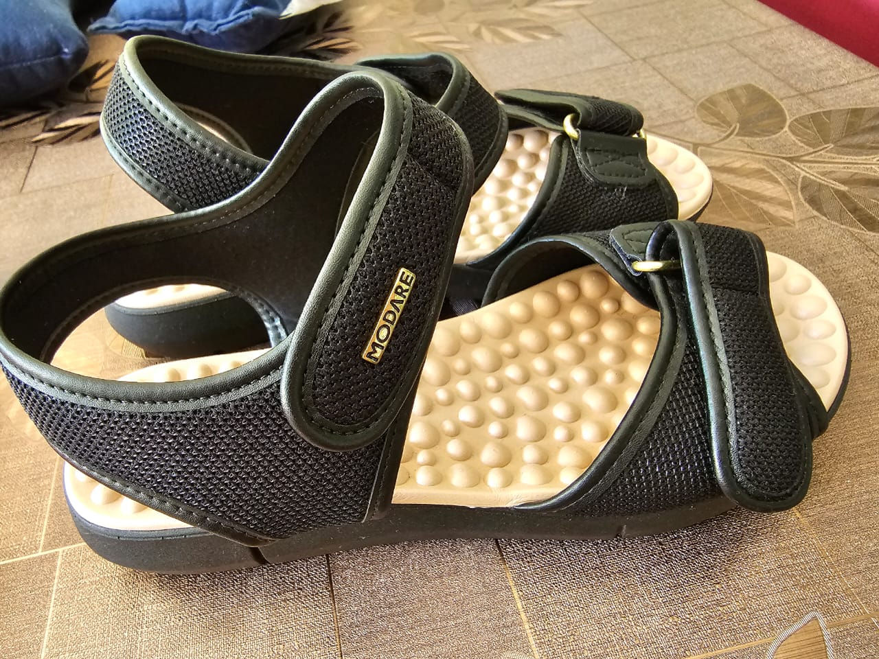 Sandália Modare Ultra conforto Preta Nylon (Papete)