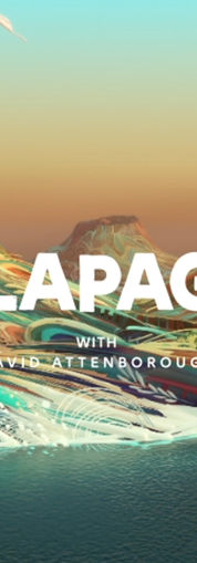 Galapagos islands with new branding typography