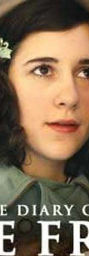 The Diary of Anne Frank poster with three characters