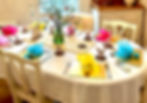 A Easter table