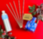 Purbeck Candle Company's exquisite sea-spray glass reed diffuser holder paired with a liquid scent and delicate glass vessel