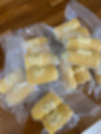 vacuum pack sweetcorn from the allotment ready to freeze