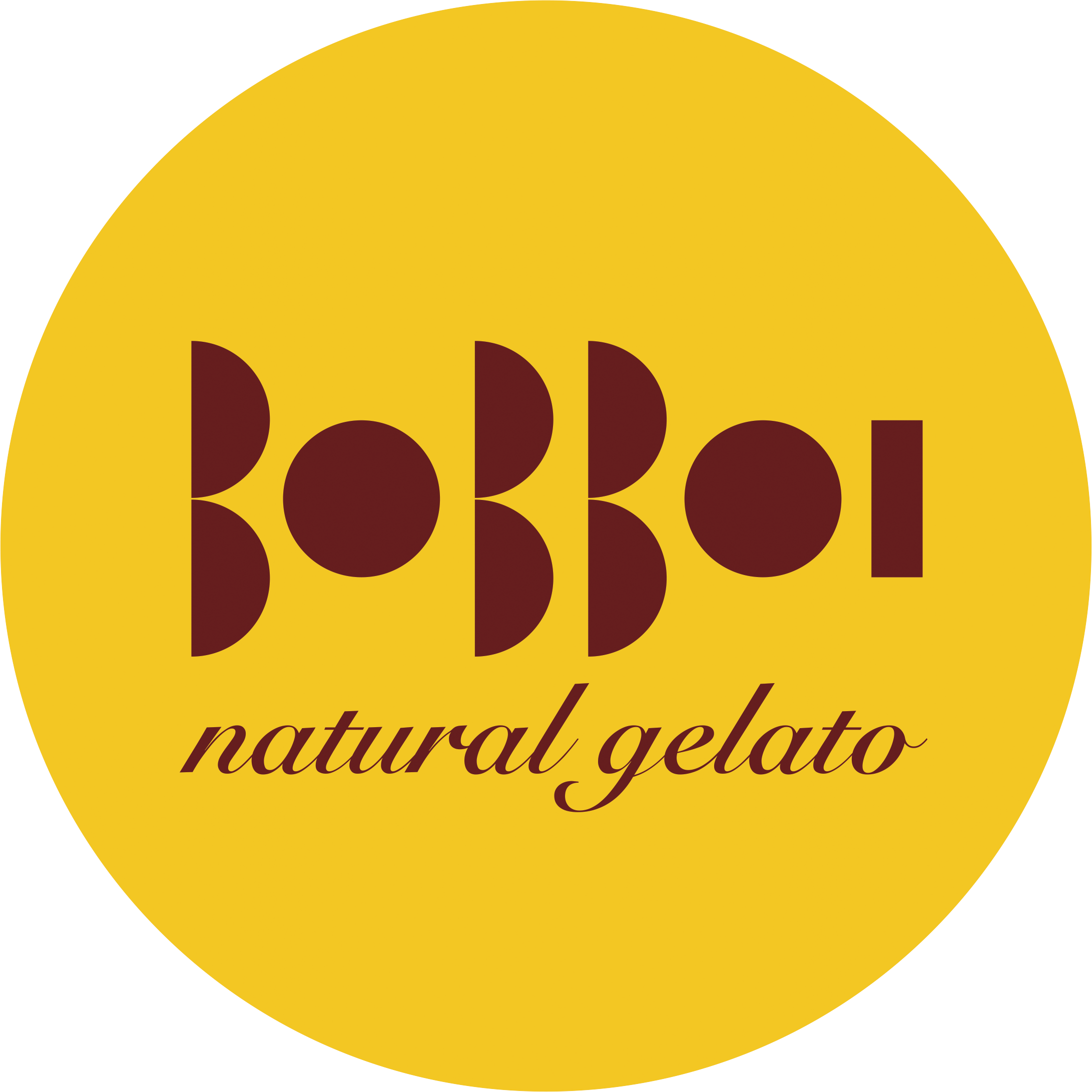 Bobboi Natural Gelato logo