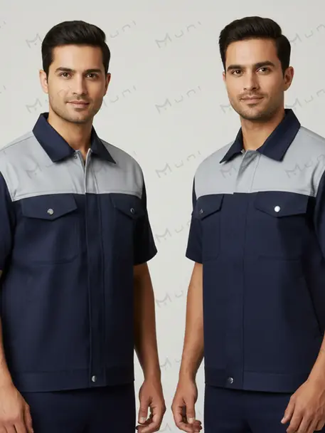 Facility management uniform India — cleaning and maintenance staff uniforms | MUNI