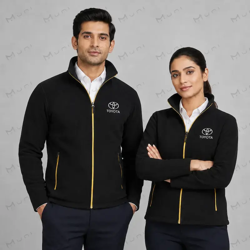 Custom Black Lime softshell jacket men & women India — corporate uniform | MUNI