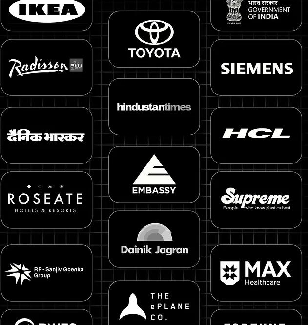Corporate clients of MUNI Uniforms — trusted by 150+ companies across India