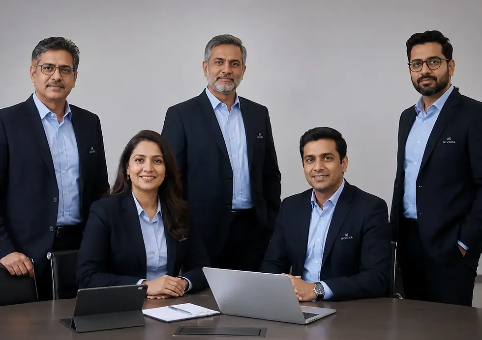 Executive blazer corporate uniform India — formal shirt and blazer for senior staff