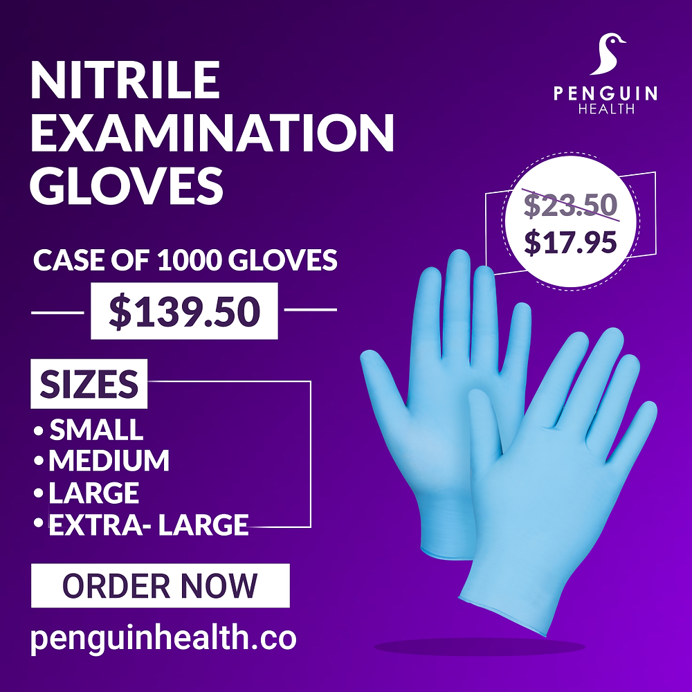 Nitrile Gloves Canada Top Quality Personal Protective Equipment