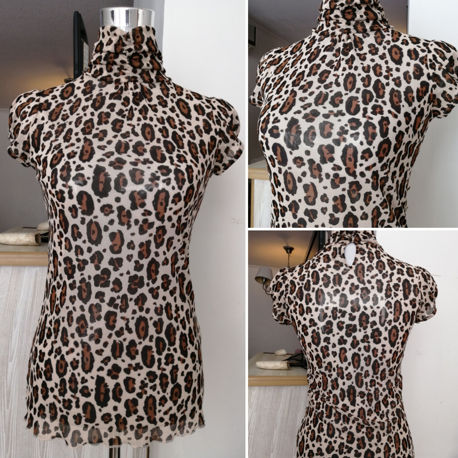 Polera Zara animal print