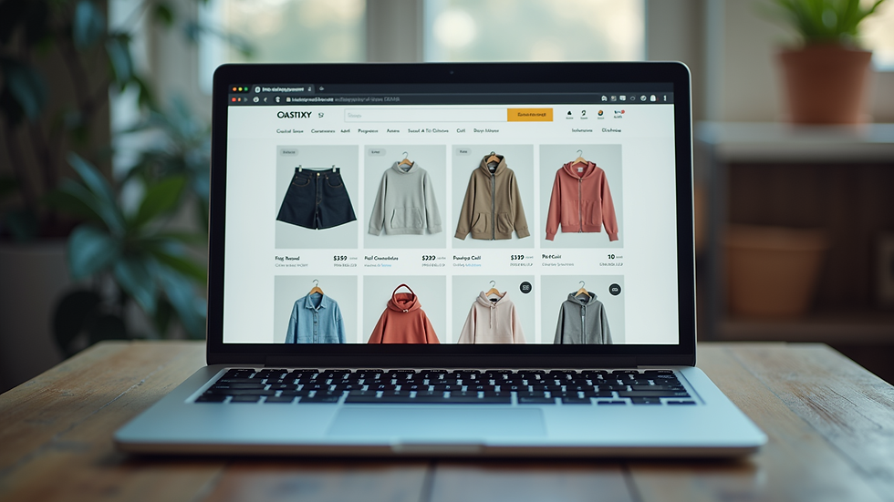 Opções variadas para compras online de produtos variados online