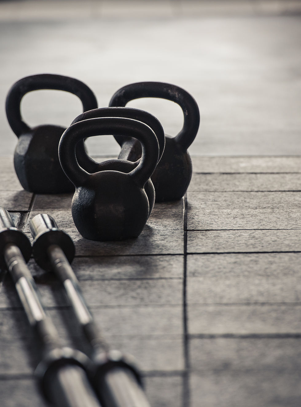 kettlebells barbells