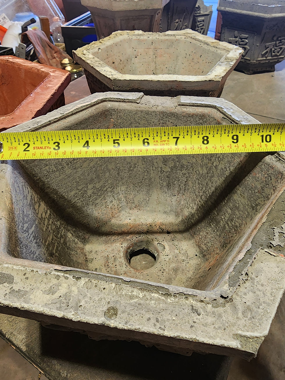Thumbnail: Hexagonal Bonsai Pot 10"