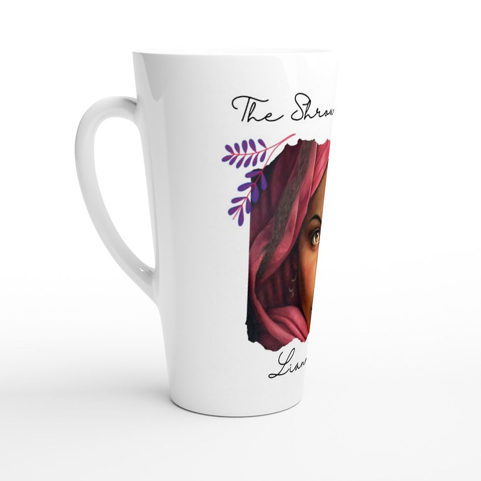 The Shrouded Rose Latte 17oz Ceramic Mug