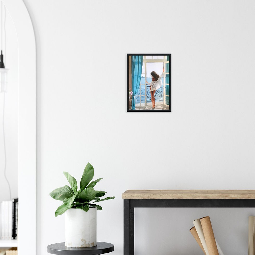 Thumbnail: Monaco Premium Matte Paper Wooden Framed Poster