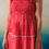Thumbnail: Sicilian Summer Dress – Hand Block Printed Cotton Dress -Paint me red