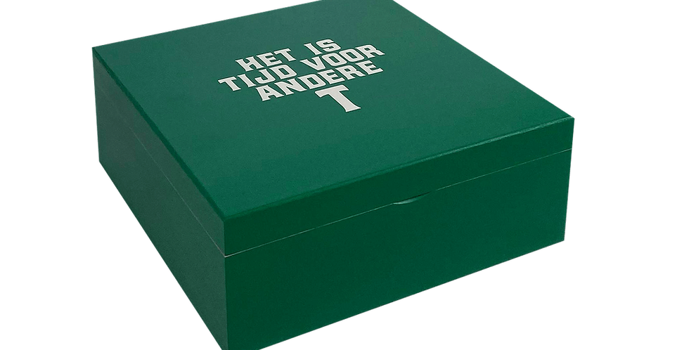 Theedoos 9-vaks groen