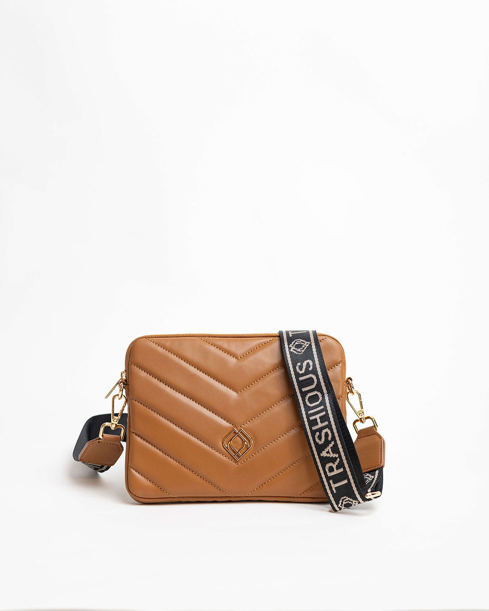 Thumbnail: Crossbody Viva | bamboo leather | brown
