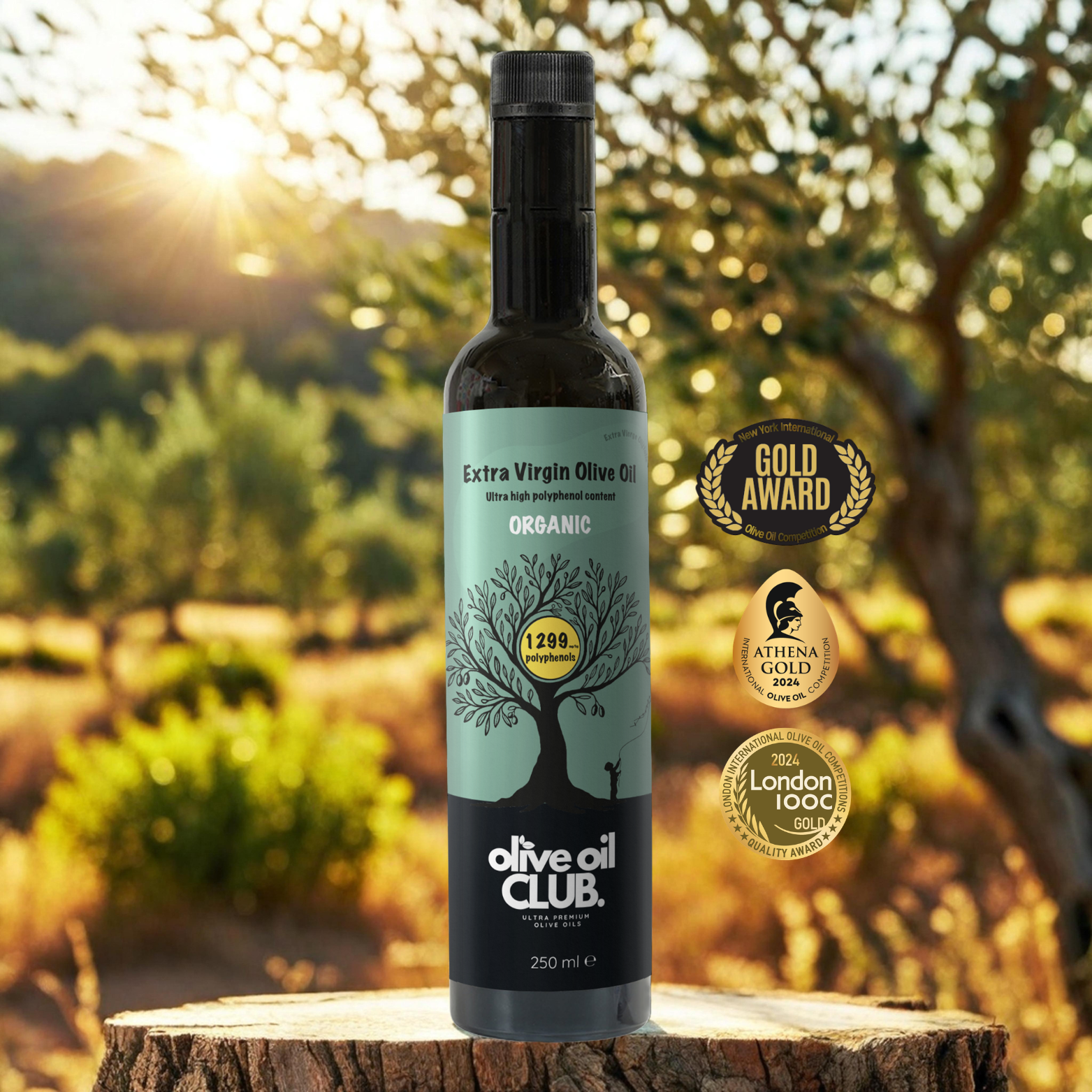 Olive Oil Club : Chemleli 250ml - Polyfenolrijke bio-extra virgin olijfolie