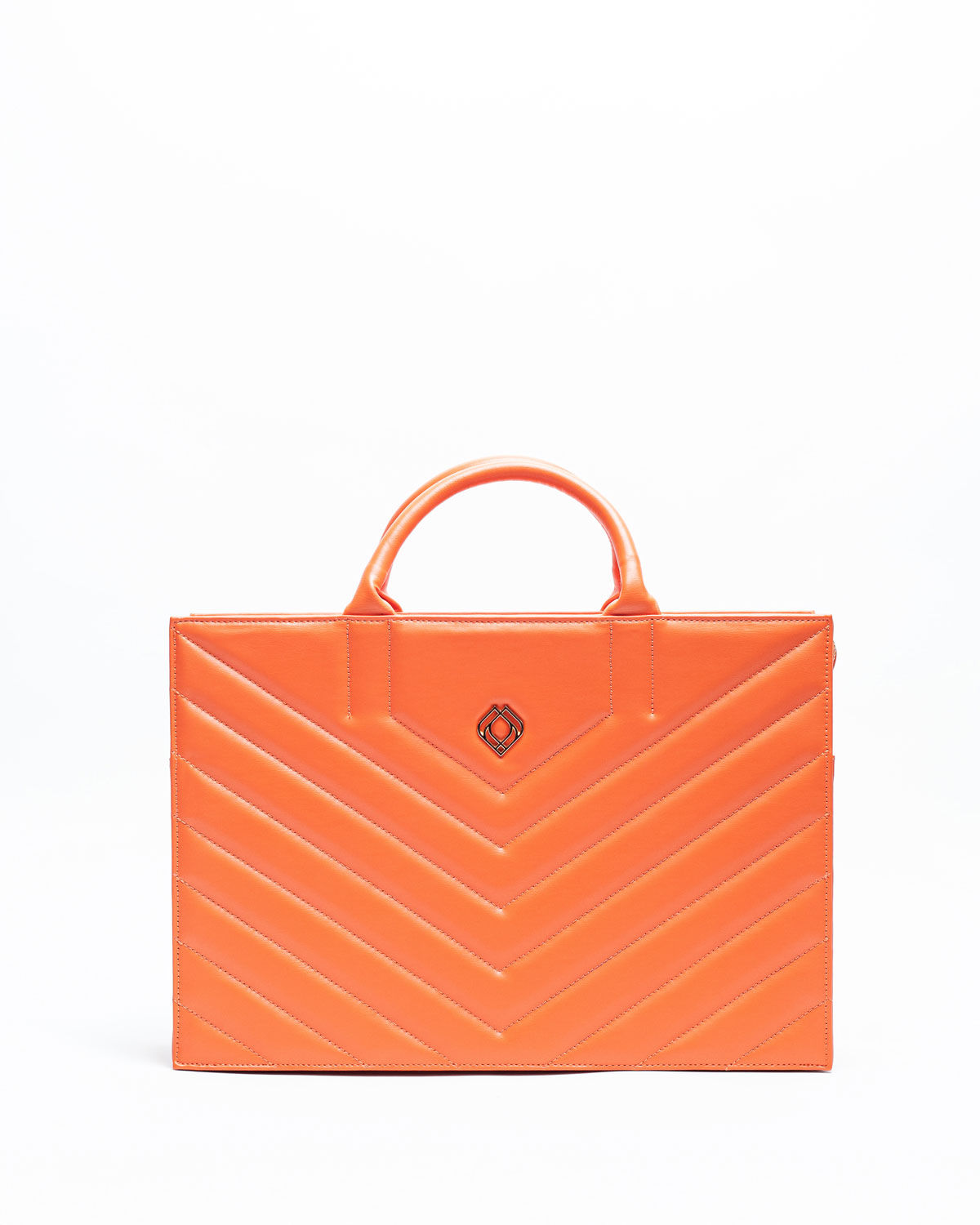 Muse business and laptop bag | apple leather | orange