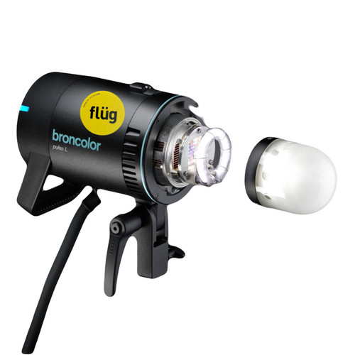 Câble Synchro Broncolor Standard - Rouge Avec Section Enroulée - Compatible Elinchrom