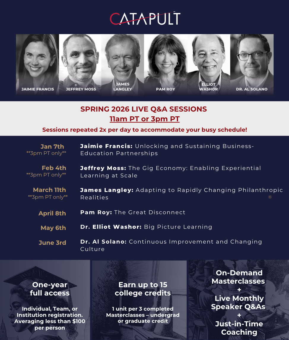 Announcing Our Spring 2026 Live Q&A Schedule: Conversations That Inspire, Challenge, and Transform