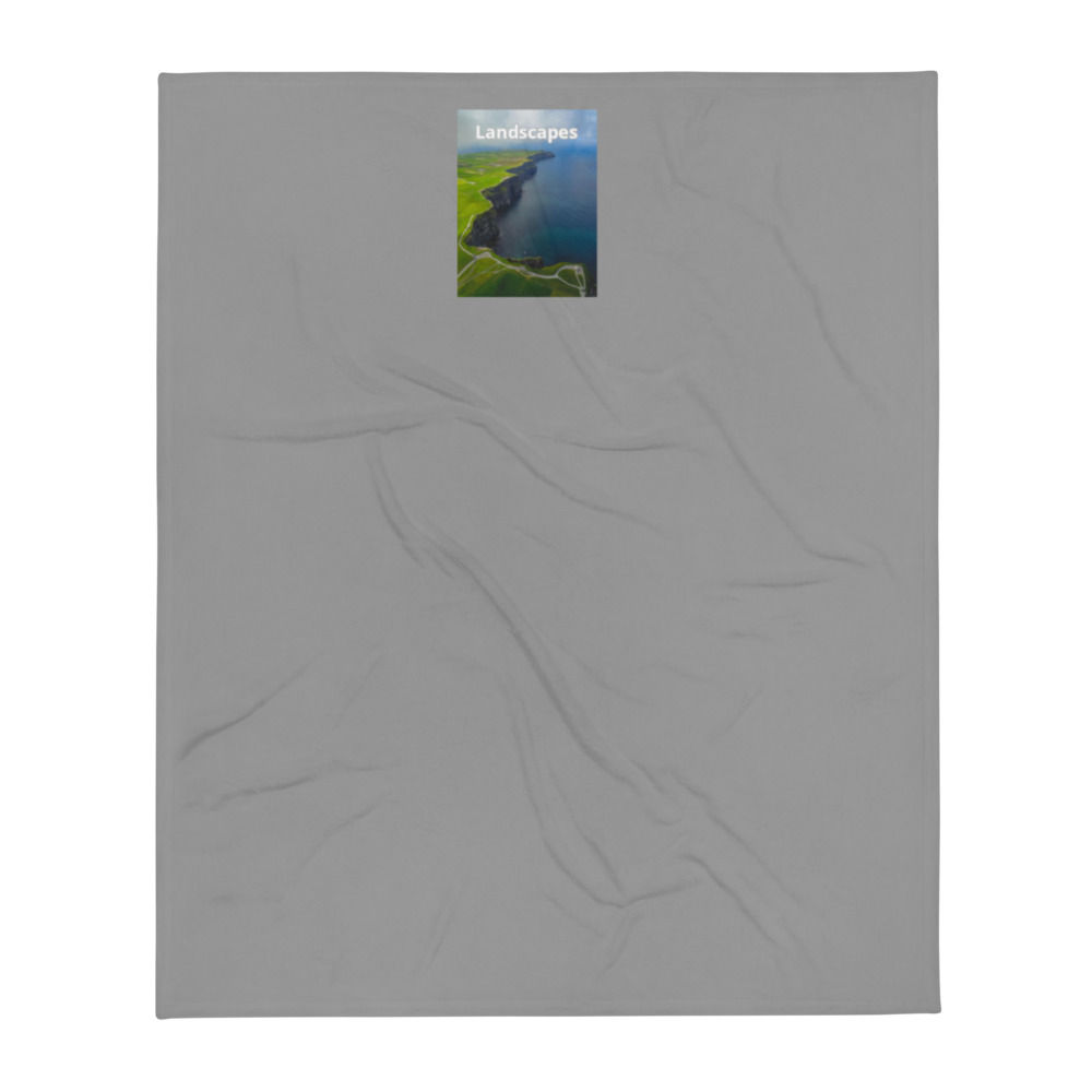 'Landscapes' Throw Blanket