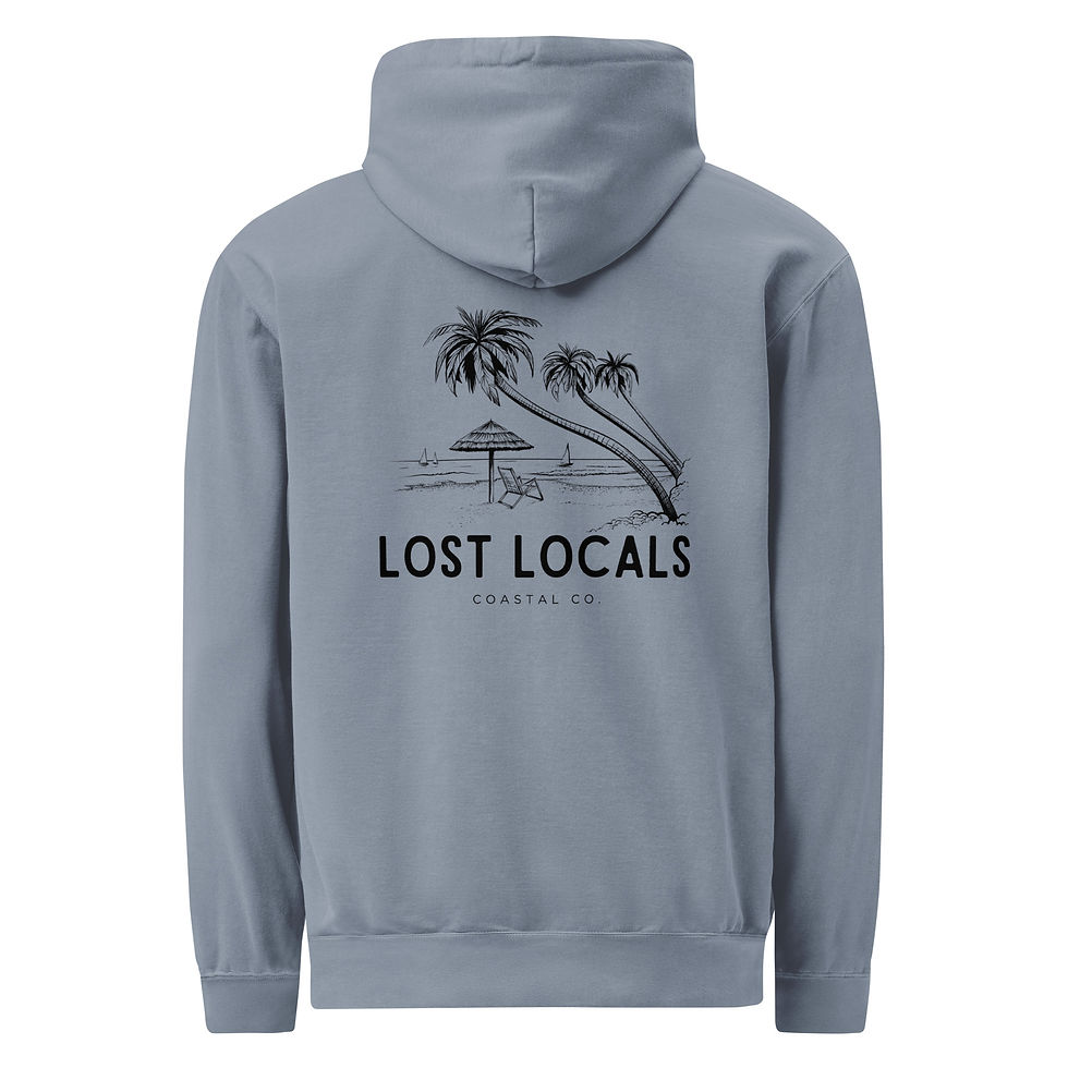 Thumbnail: Lost Locals Windy Beach Day Hoddie