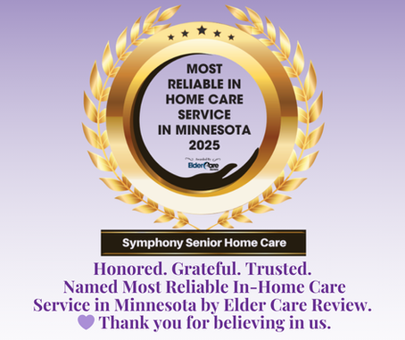 Local Business Spotlight: Symphony Senior Home Care Receives Statewide Recognition for Reliability