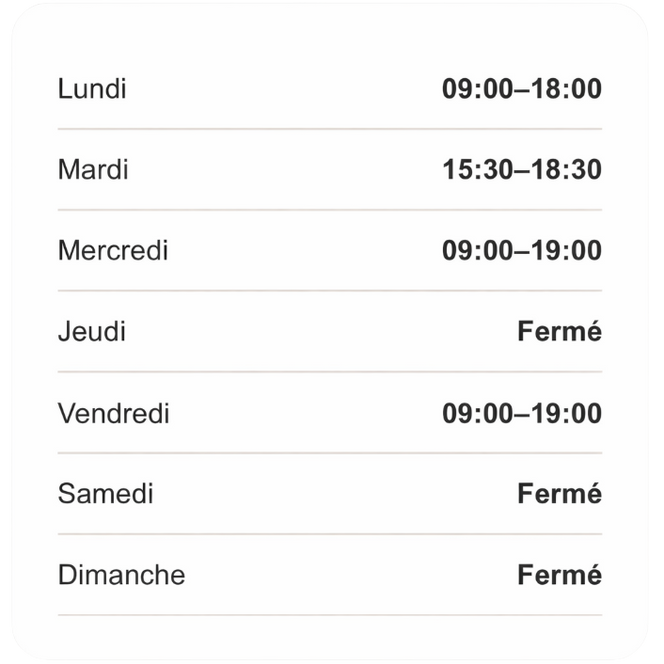 horaires spychomot emmabourge