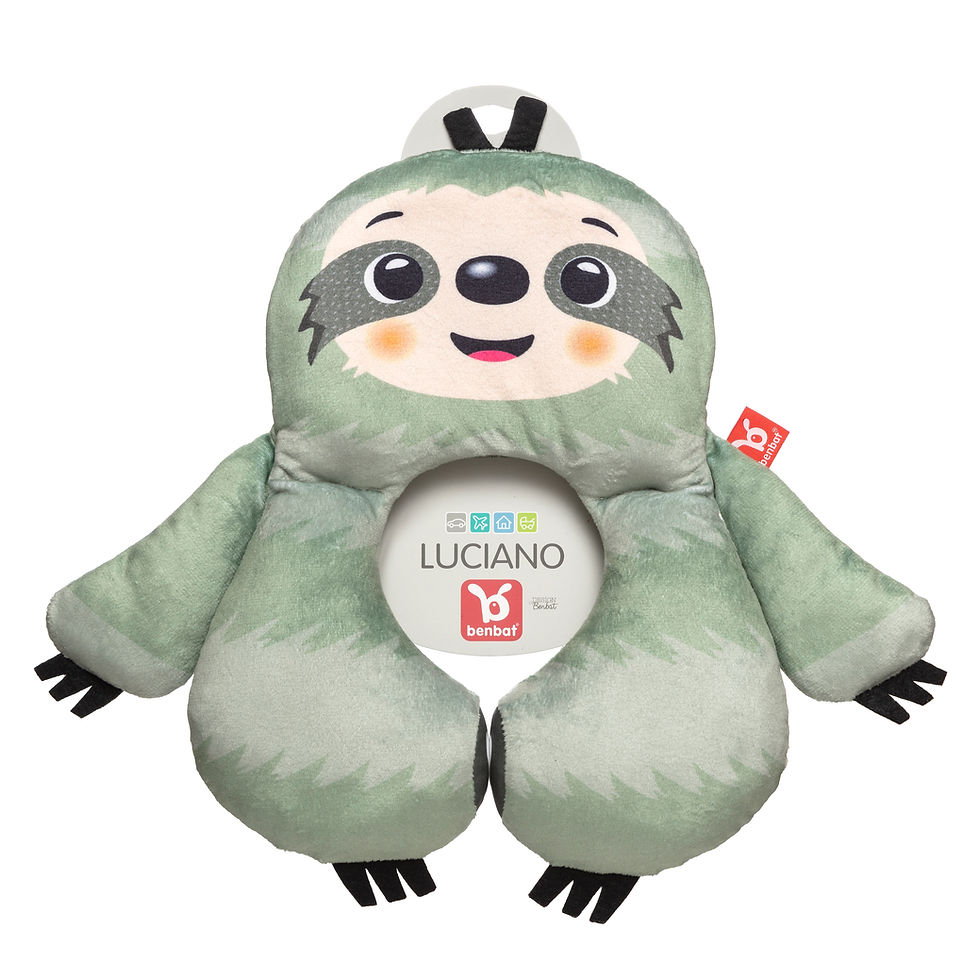 תמונה ממוזערת: תומך ראש לכיסא בטיחות או סלקל חיות 1-4 - בנבת לוצ'יאנו העצלן