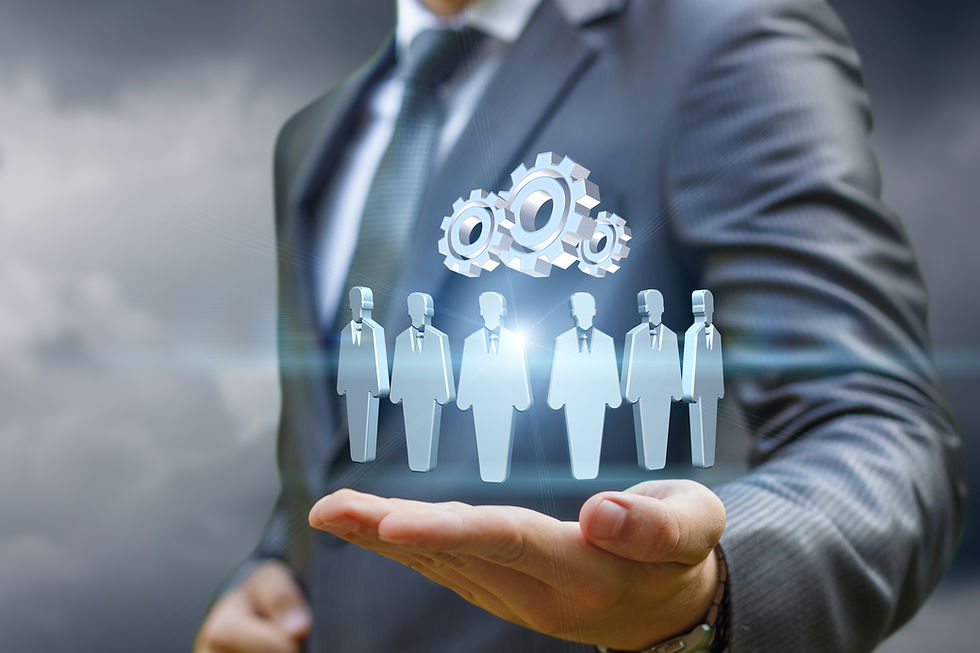Customers and the mechanism in the hands