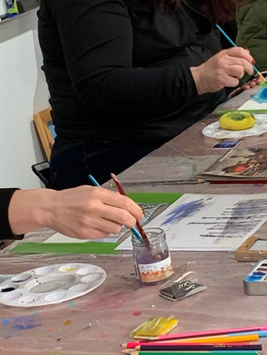 Winter Trees Art Workshop