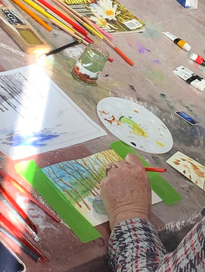 Winter Trees Art Workshop