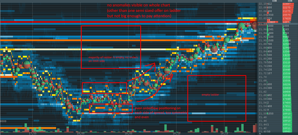 Reading orderflow with Bookmap