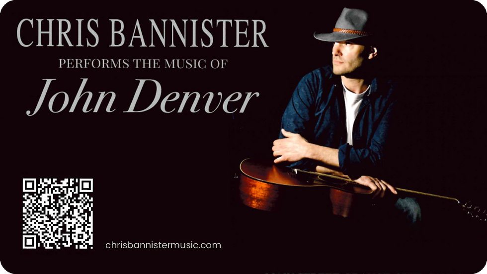 Chris Bannister performs John Denver