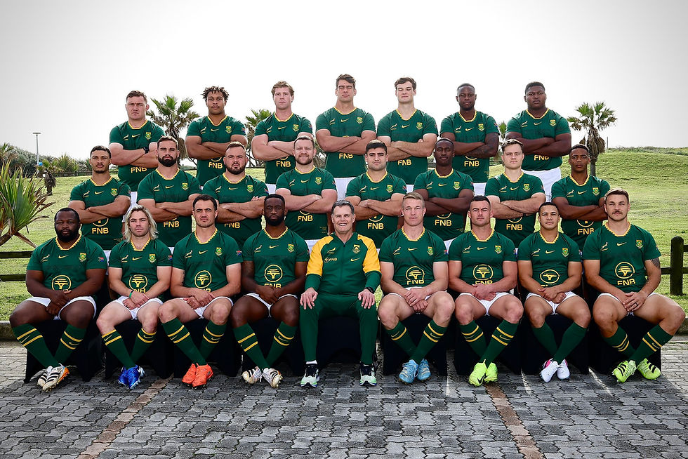 The Springbok team to face the BaaBaas. Image credit: Springboks