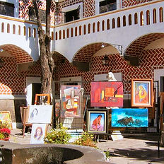 Pinturas en el barrio del artista, Puebla