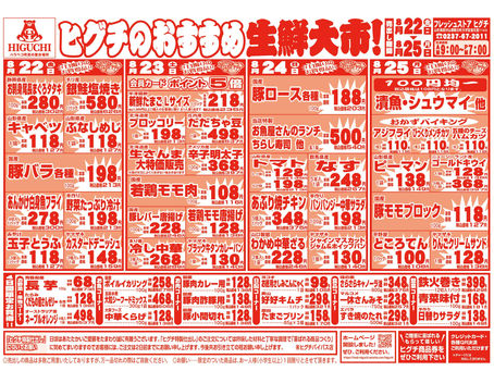 最新のチラシ情報