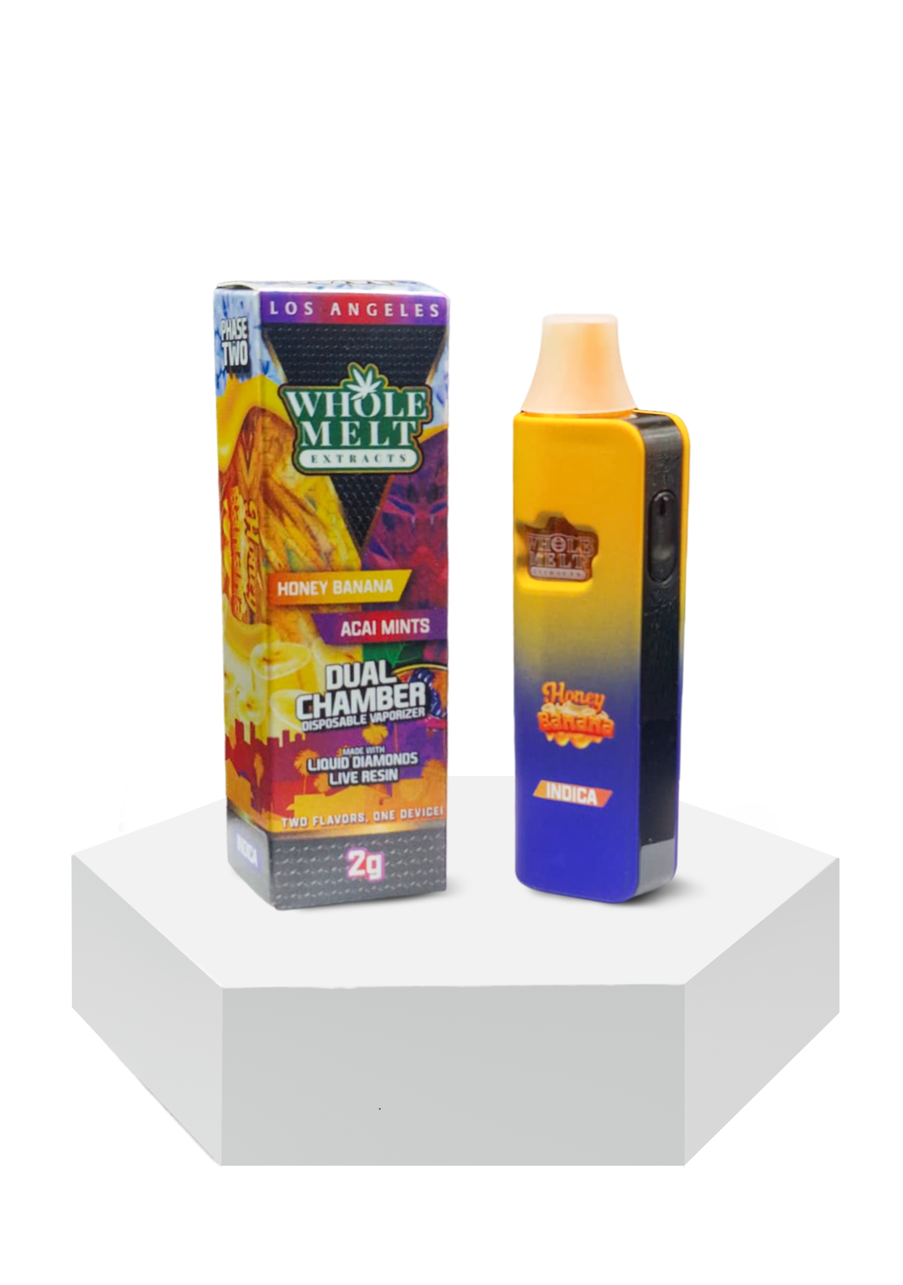 WholeMelts Dual  Chamber 2G THC Vape