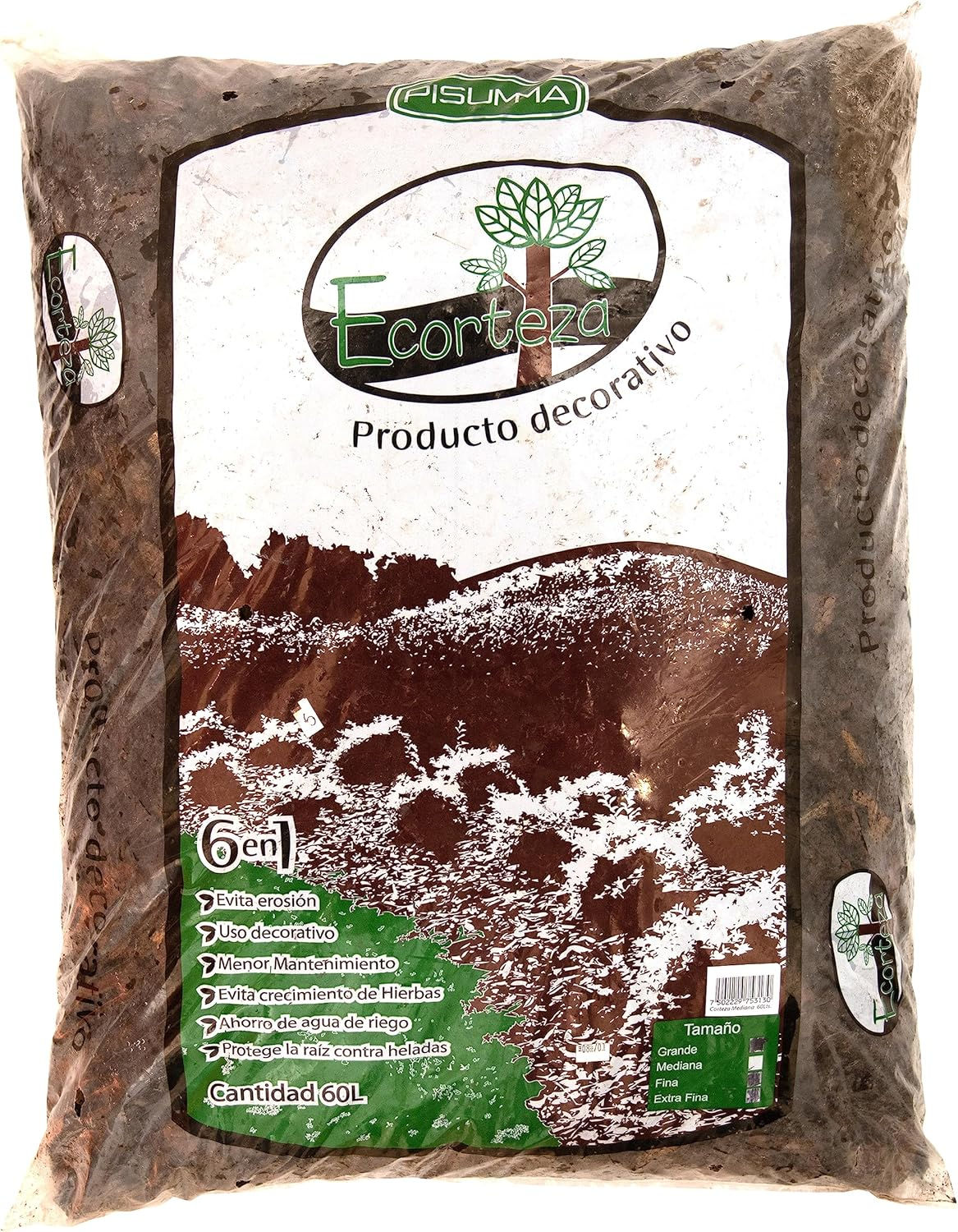 PISUMMA | Mulch de Corteza Café