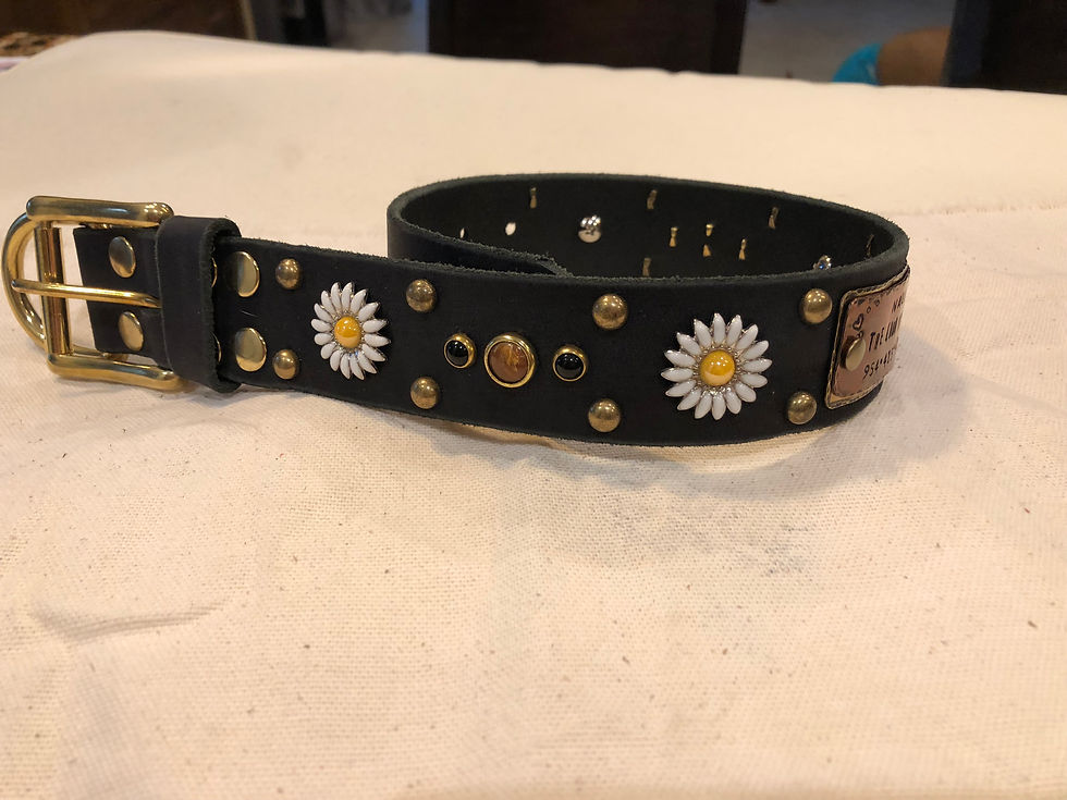 Thumbnail: Daisy Collar 1 1/2 Inch Brass